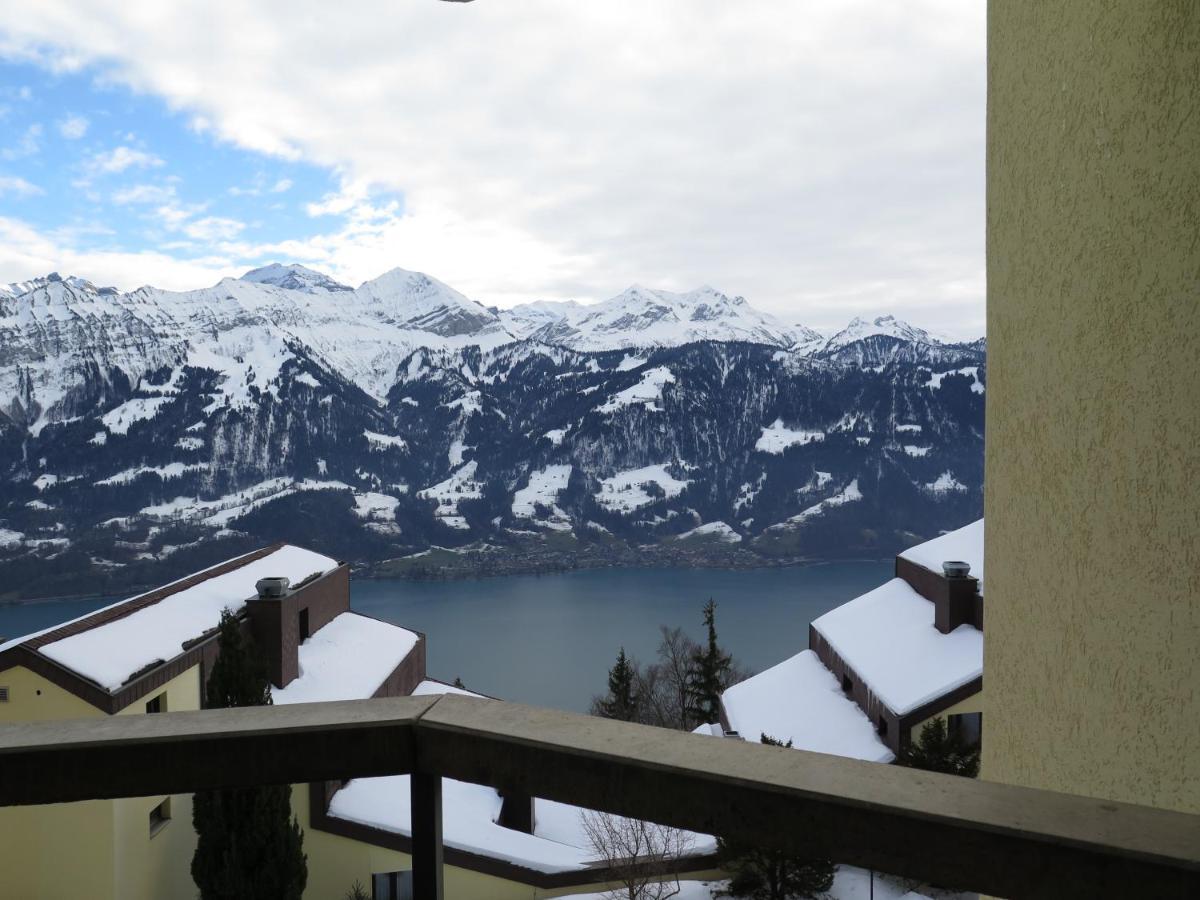 Swiss Seeblick Apartment Mit Hotelanbindung Beatenberg Zewnętrze zdjęcie